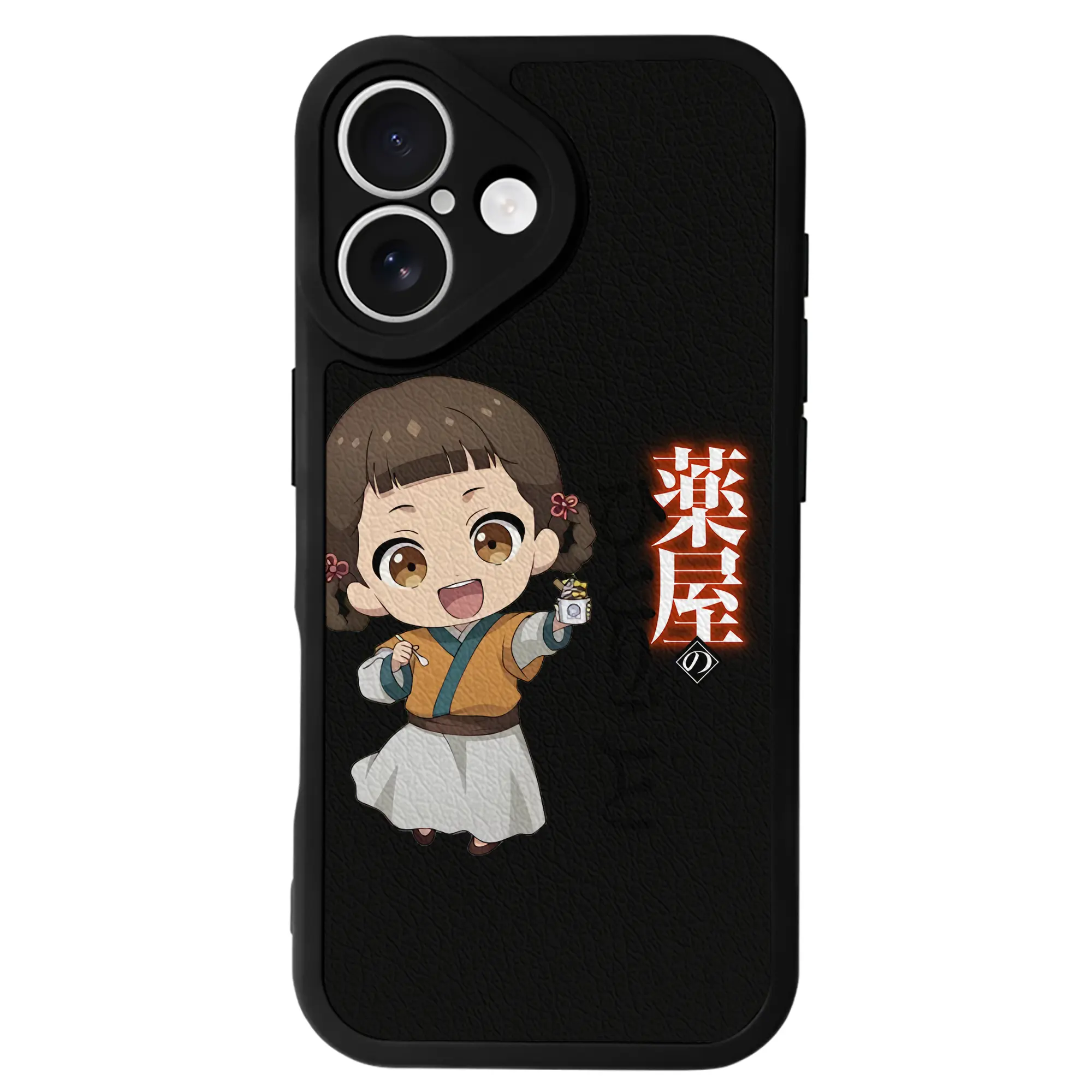 薬屋のひとりごと グッズ,子翠 小蘭 - IPhone 16シリーズ対応 ・ シリコンスマホケース ・ レザー調 ・ 高精度フィット ・ 耐衝撃 ・ ワイヤレス充電対応 ・ 精密カット